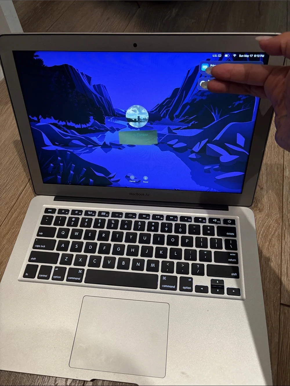 Apple Silver MacBook — Aluminum Finish Laptop